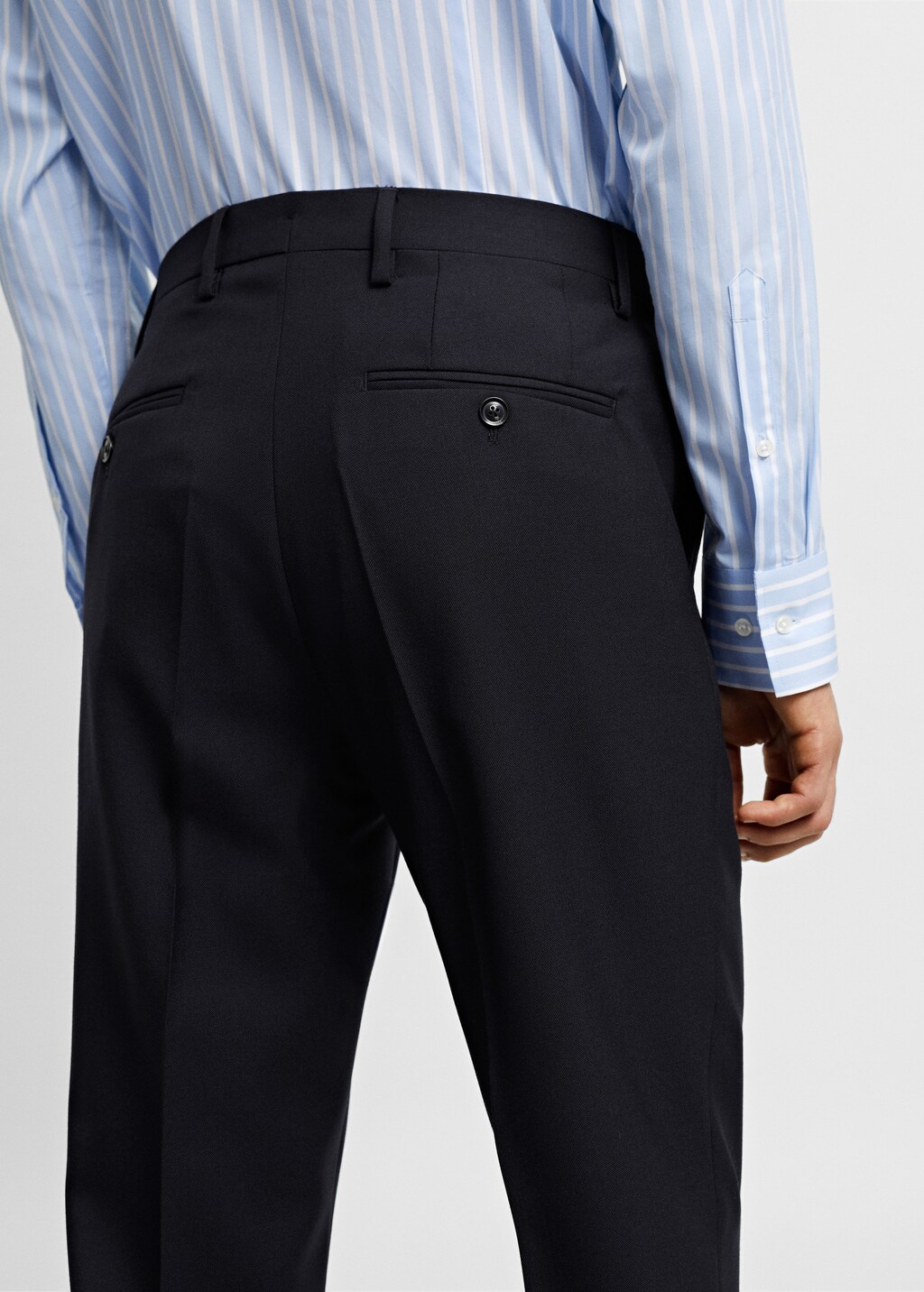 100% virgin wool suit trousers - Details of the article 4