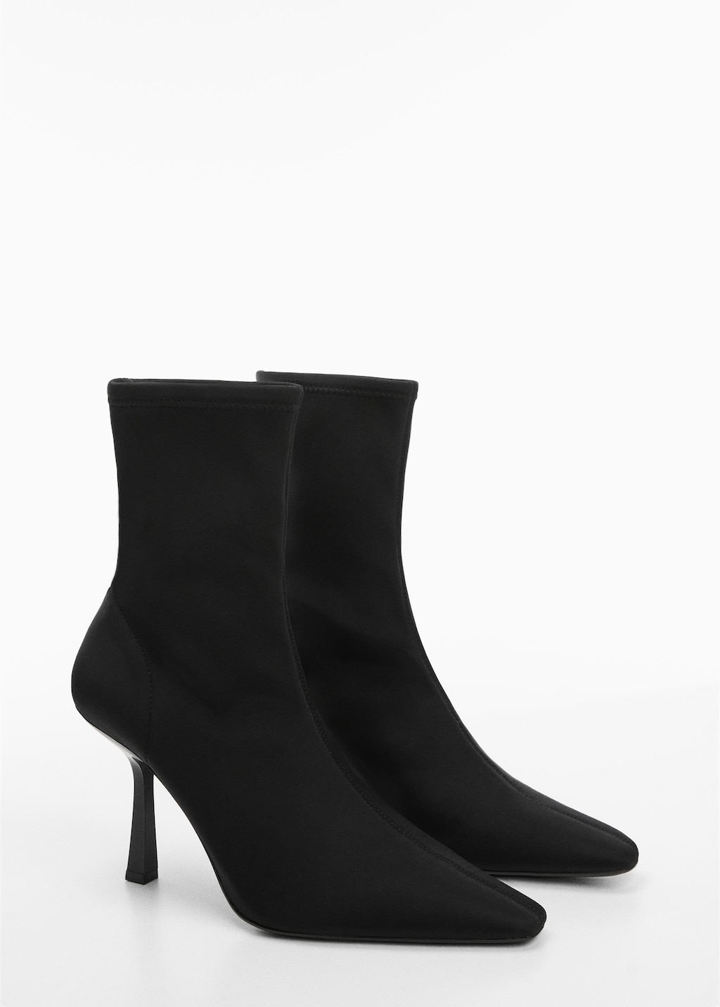 Pointed heel ankle boot - Medium plane