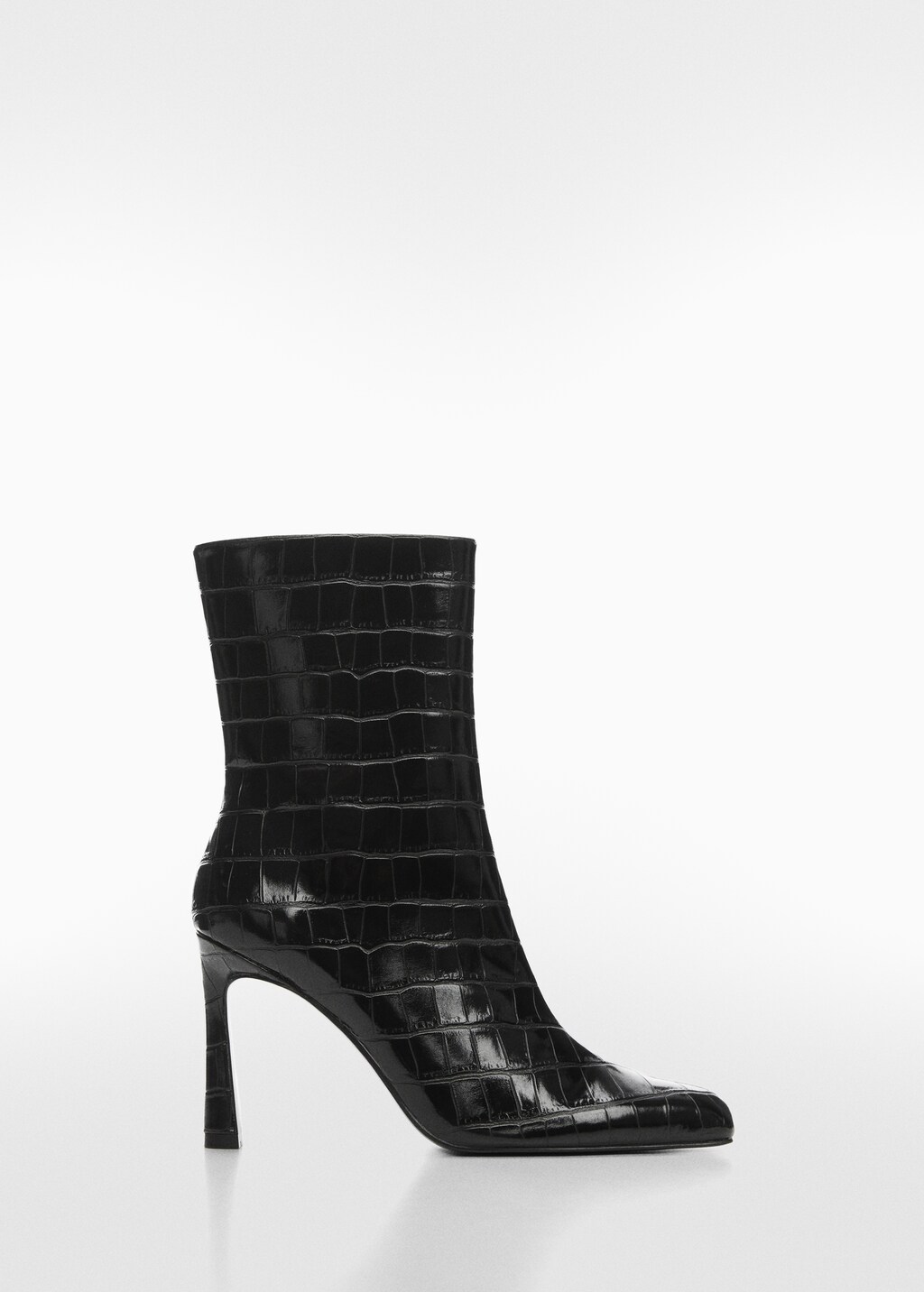 Coco leather-effect heeled ankle boots - Article without model