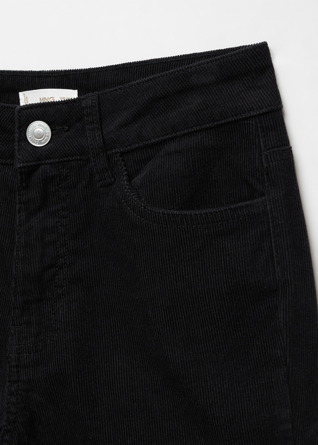 Corduroy straight trousers - Details of the article 8