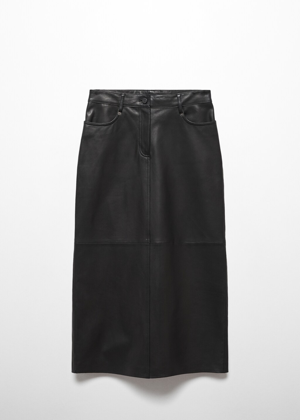 Leather pencil skirt - Article without model