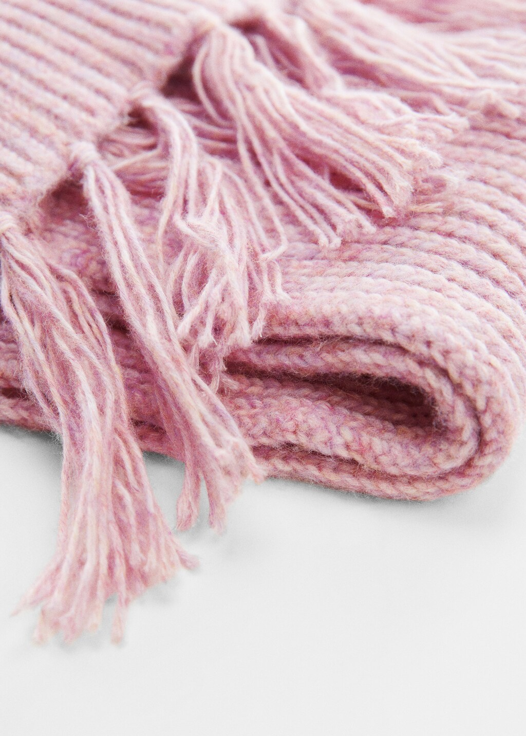 Fringed edge scarf - Medium plane