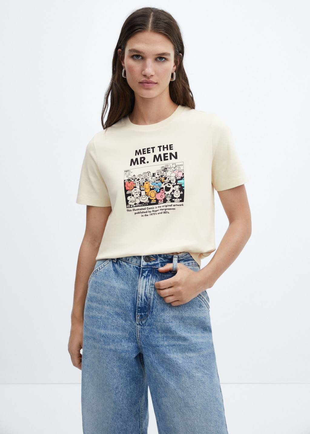 Mr. Men and Little Miss T-shirt - Medium plane