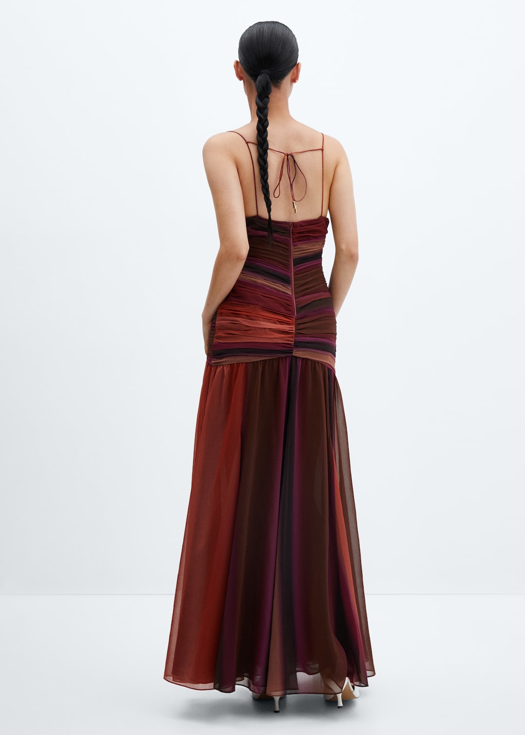 Gradient draped dress - Reverse of the article