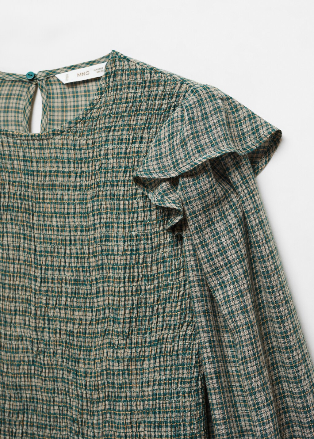 Checked frill blouse - Details of the article 8