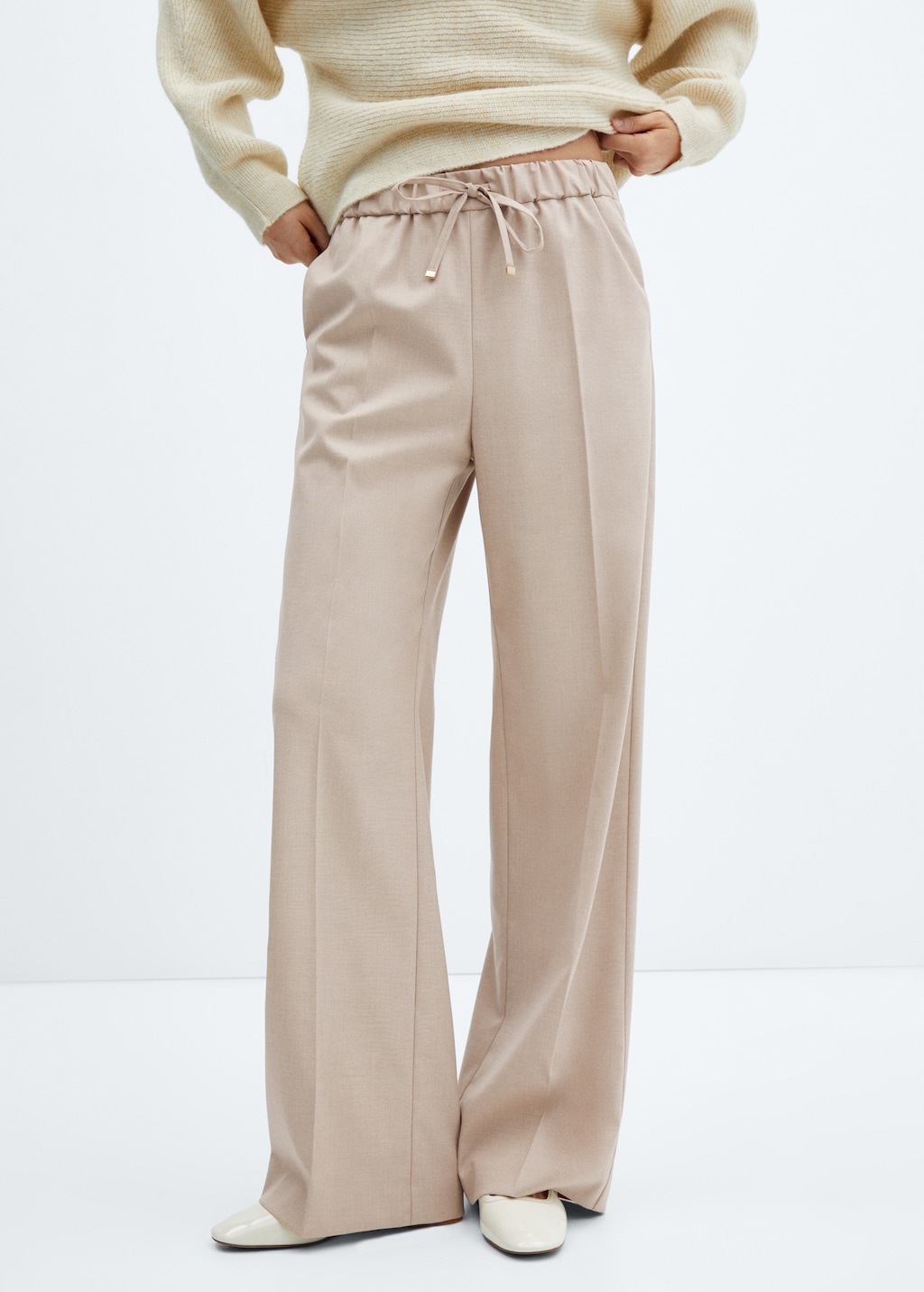 Plus size wide leg khaki pants best sale