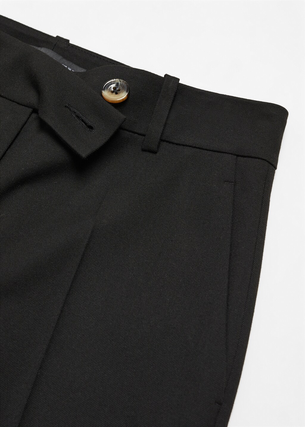 Straight trousers with side button - Details of the article 8