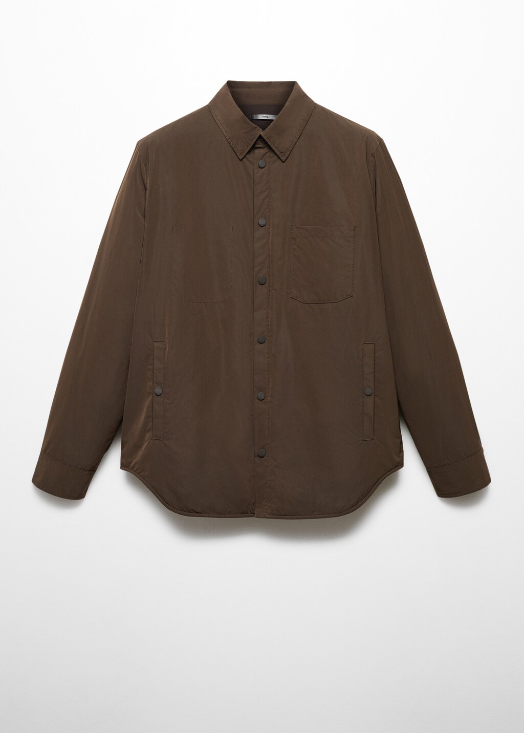 Quilted water-repellent overshirt - Article without model