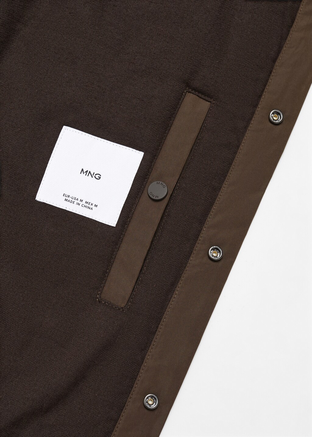 Quilted water-repellent overshirt - Details of the article 8