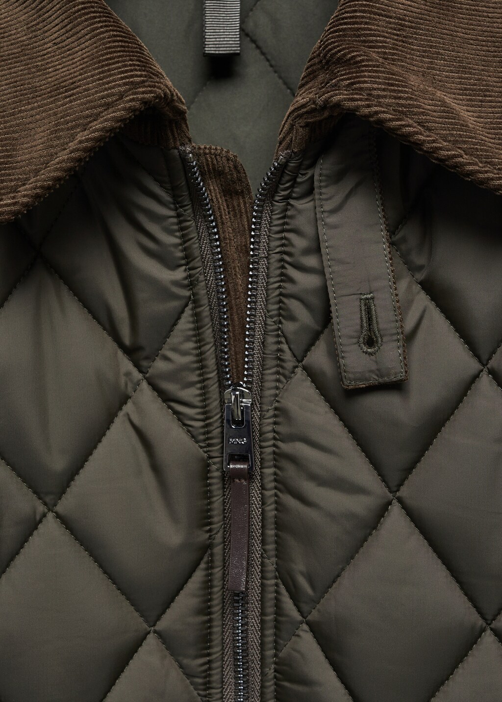 Thermoregulating padded corduroy jacket - Details of the article 8