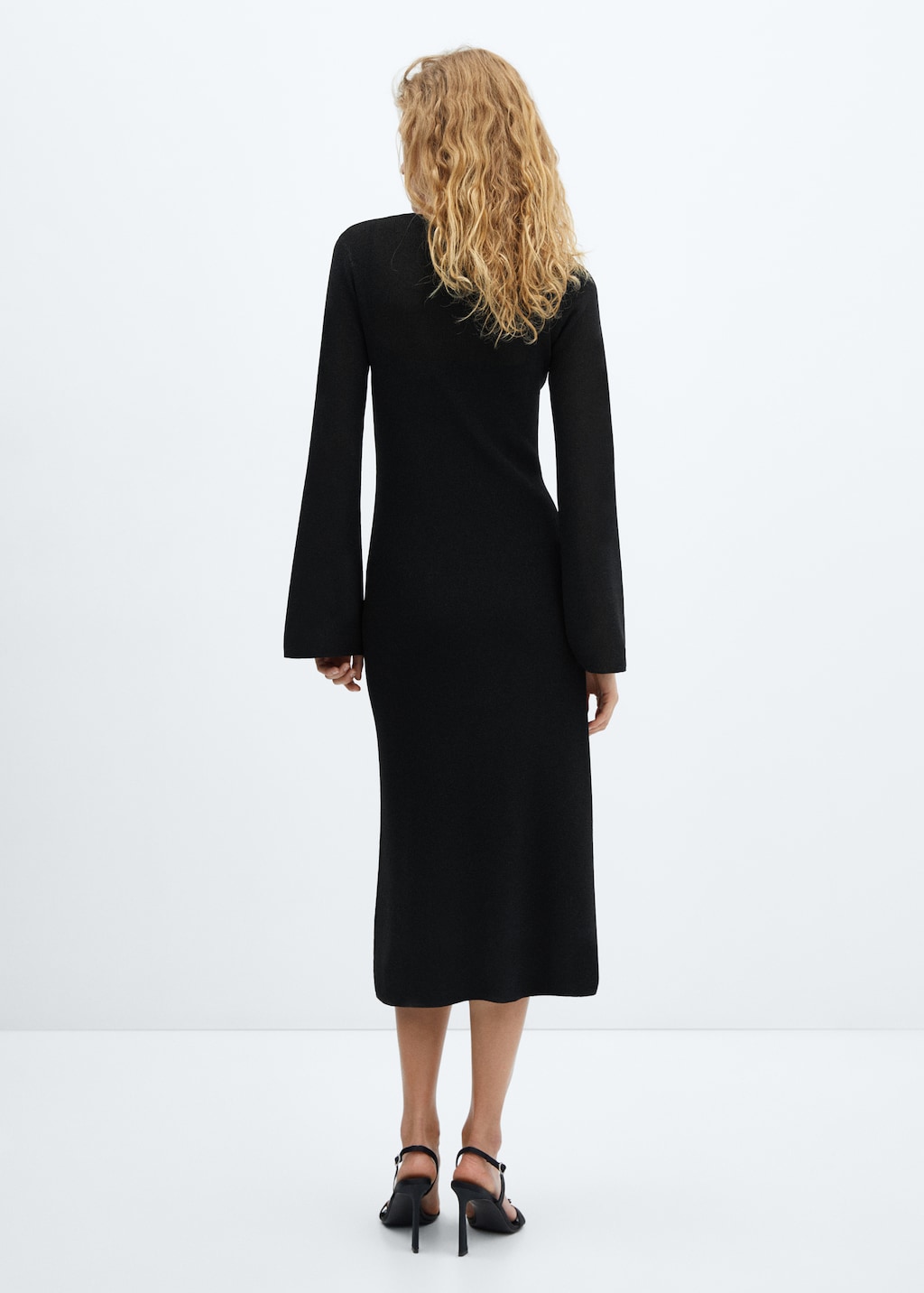 Lurex-knit midi-dress - Reverse of the article