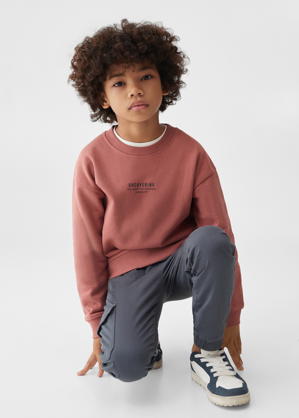 Printed message sweatshirt - Details of the article 1