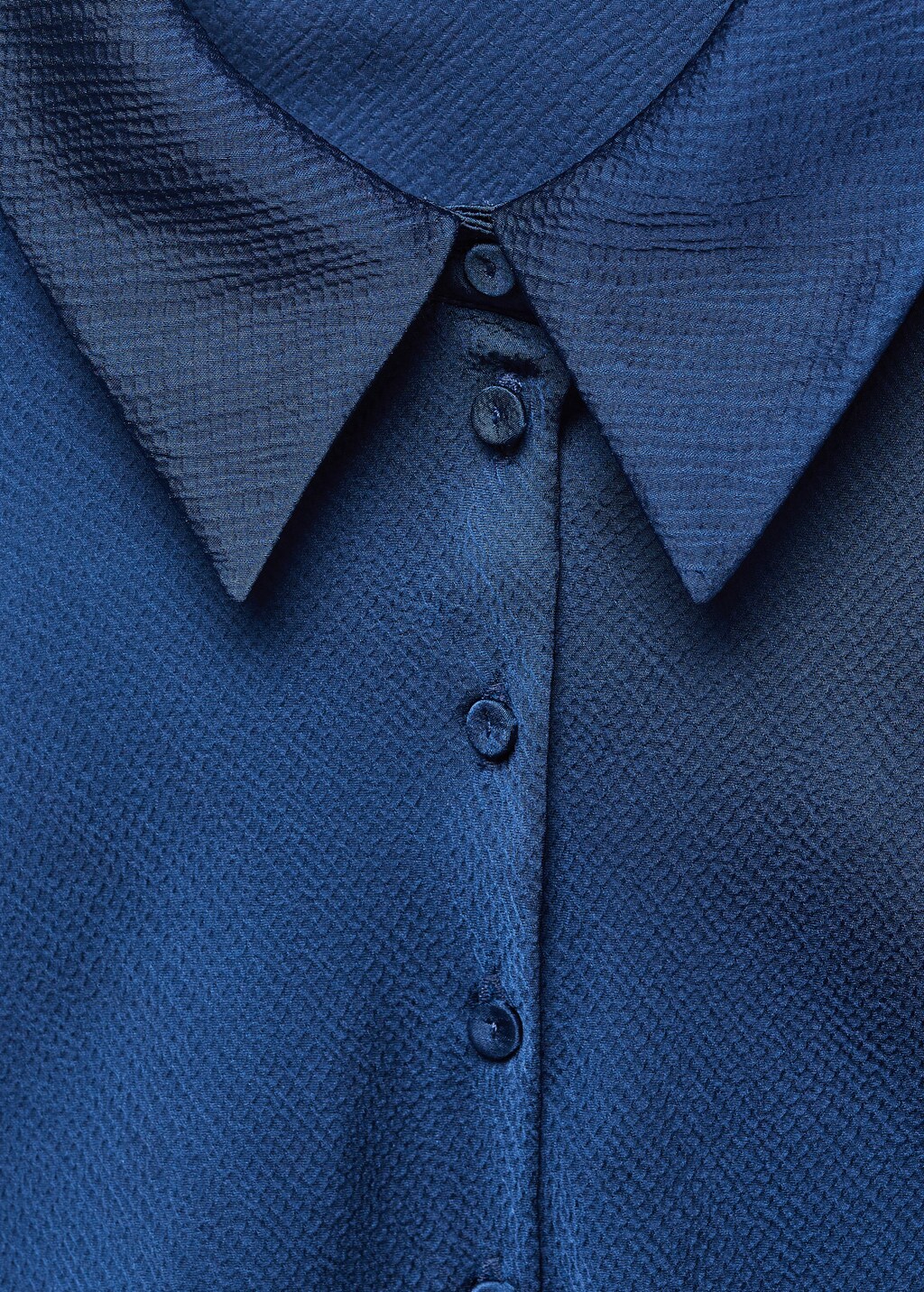 Satin textured shirt - Details of the article 8