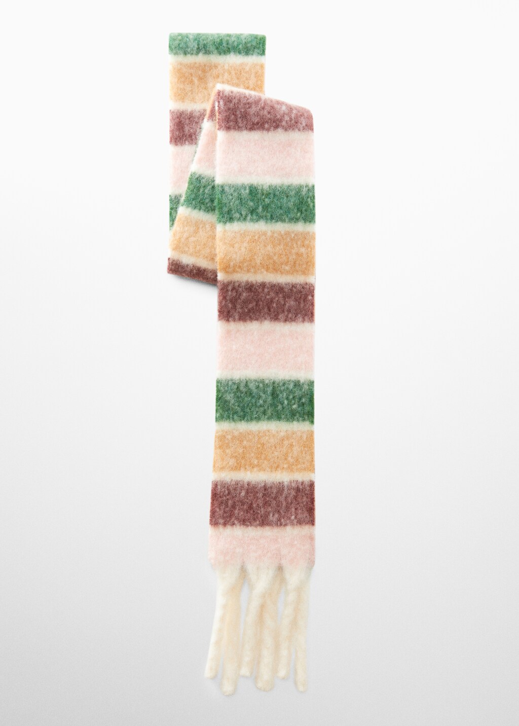 Tricolour striped scarf - Article without model