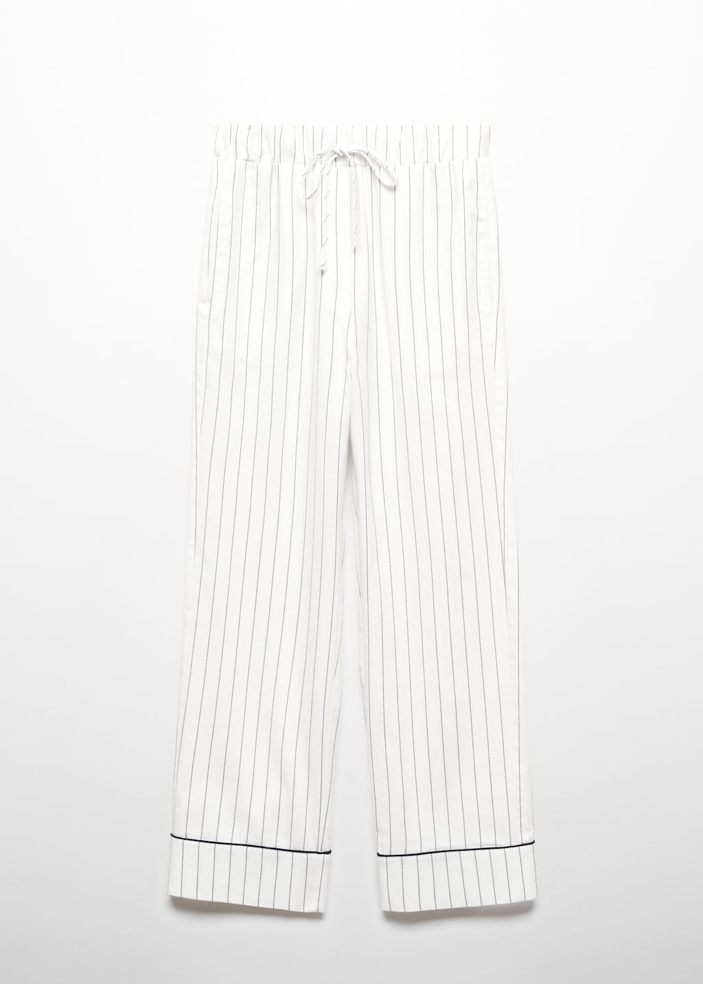 Striped pajama trousers - Article without model