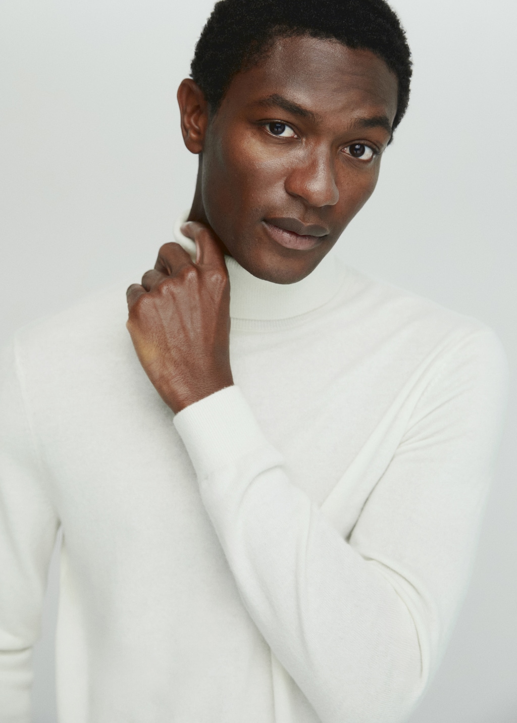 Turtleneck 100% cashmere sweater - Details of the article 1