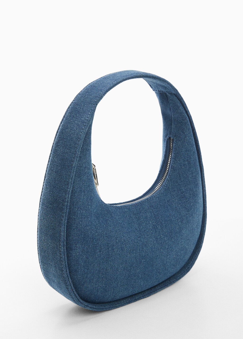 Denim shoulder bag - Medium plane