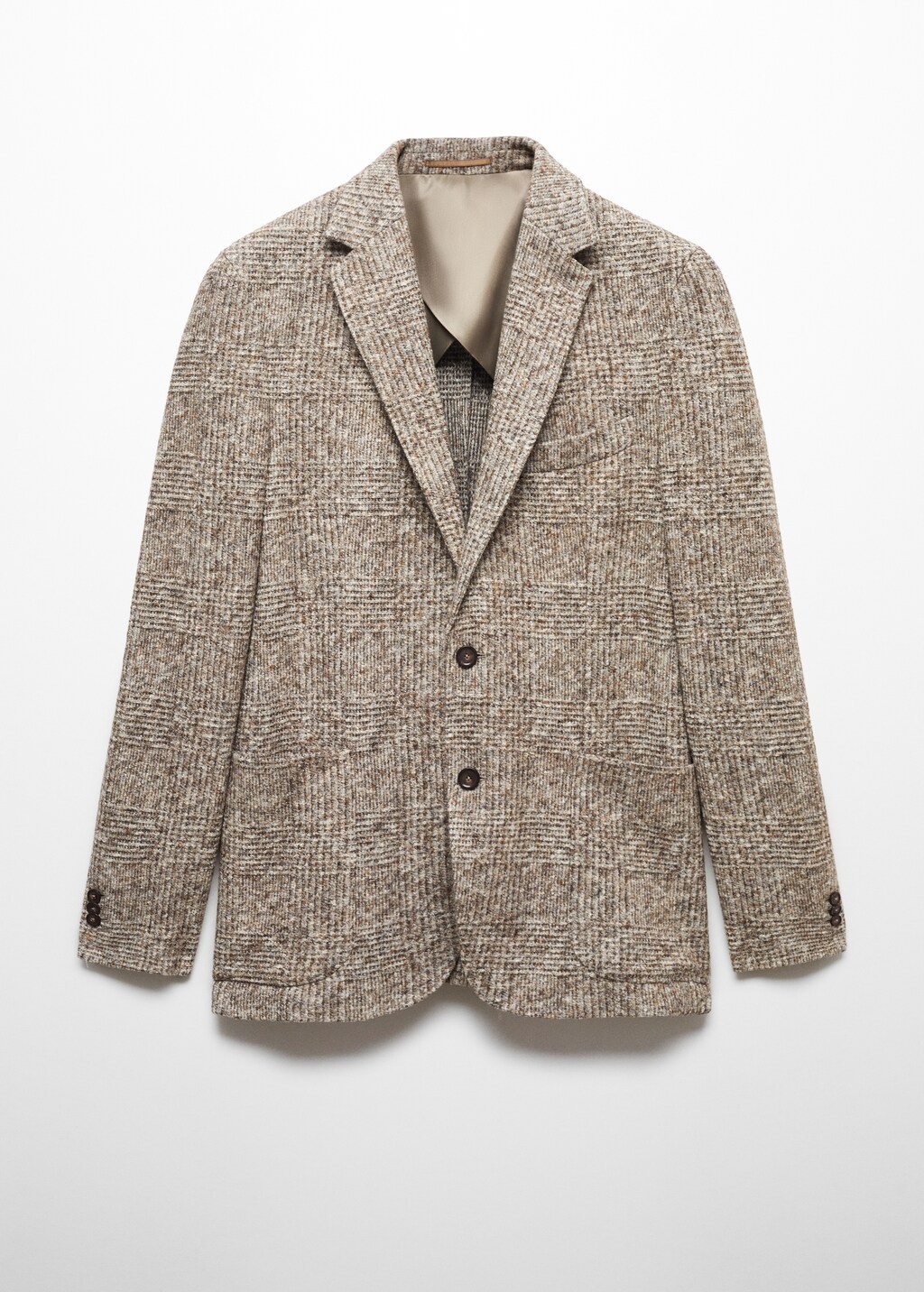 Prince of Wales virgin wool blazer - Article without model