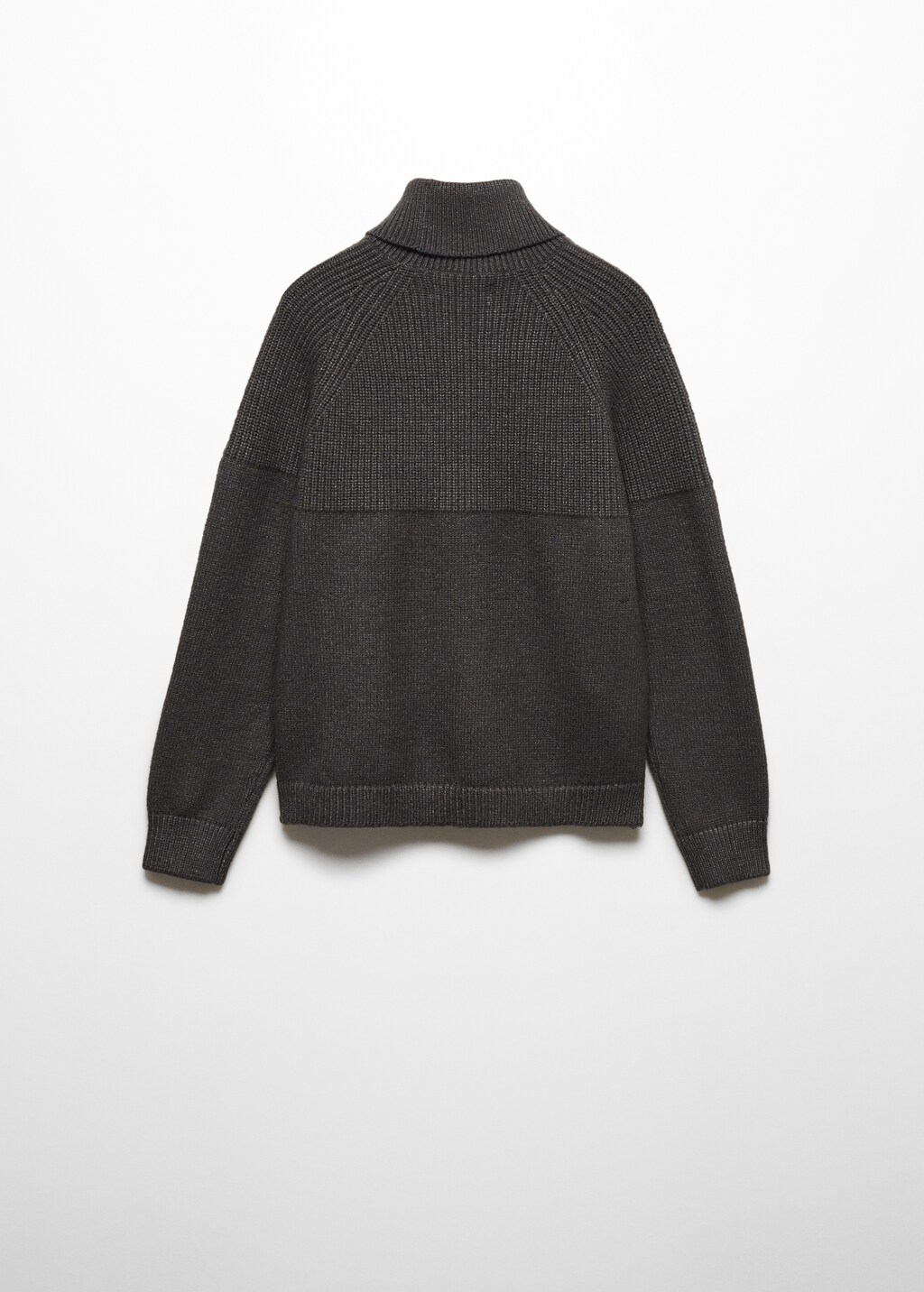 Turtleneck knit sweater - Reverse of the article