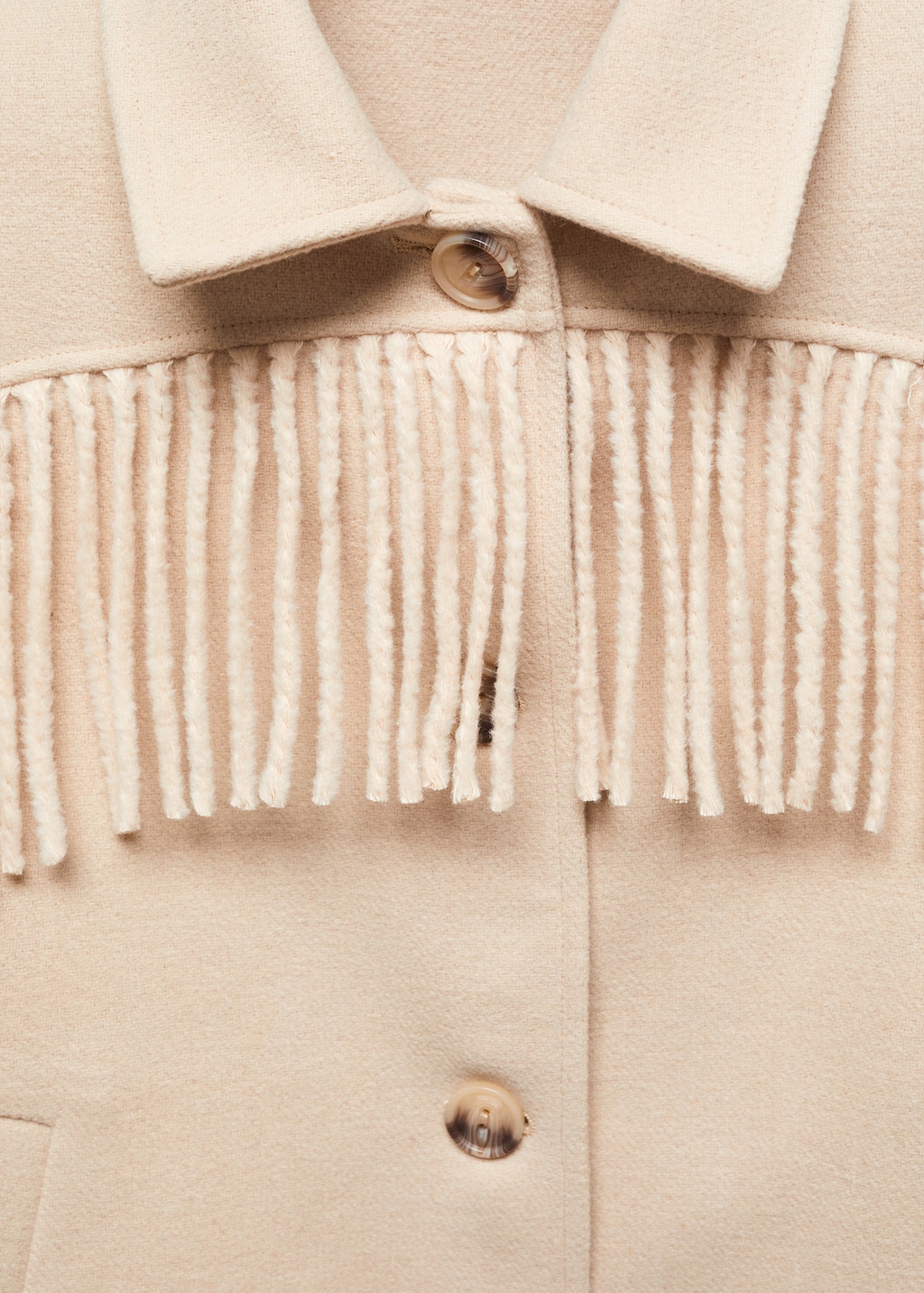 Wolljacke mit Fransen - Detail des Artikels 8