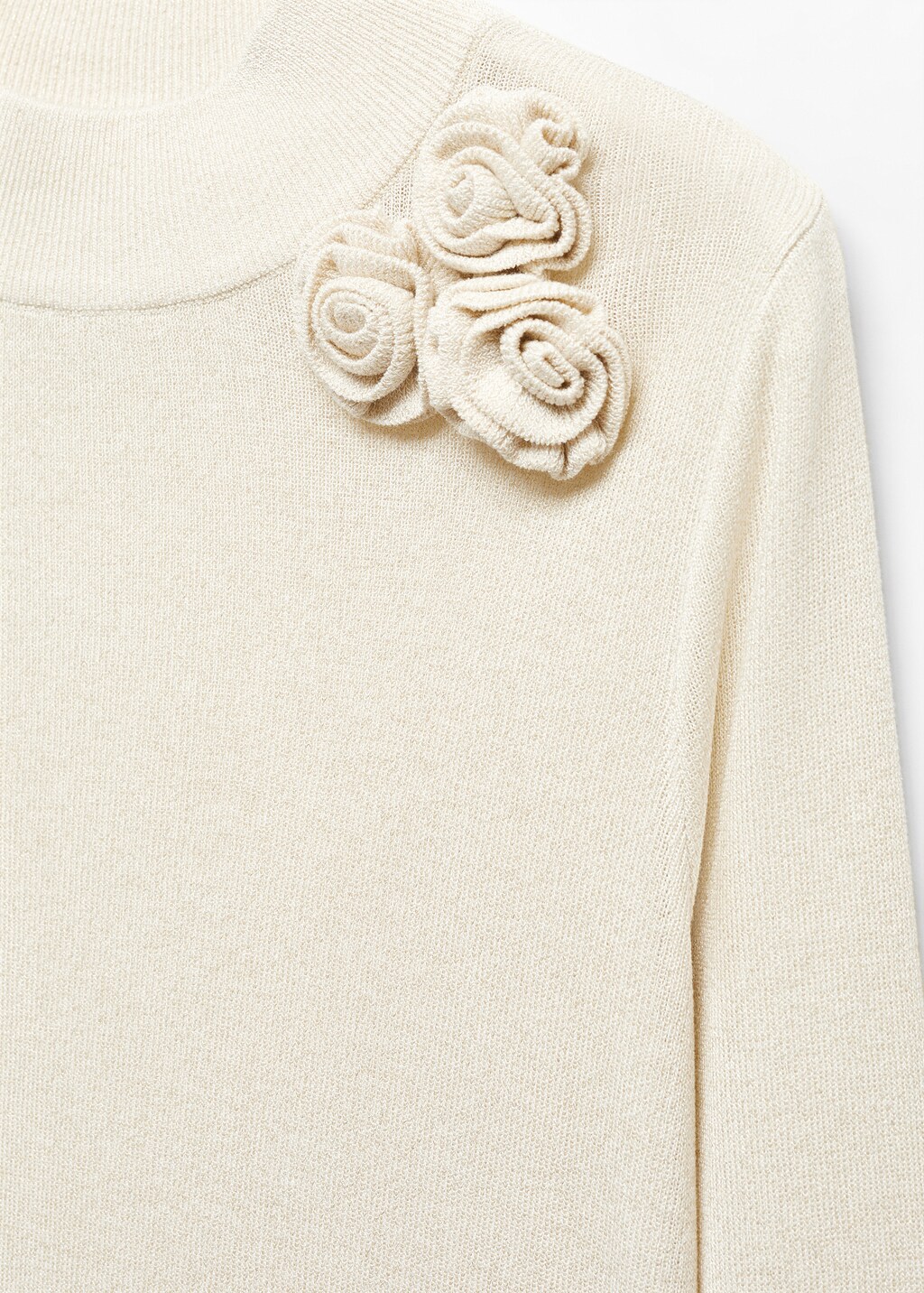 Lurex floral sweater - Details of the article 8