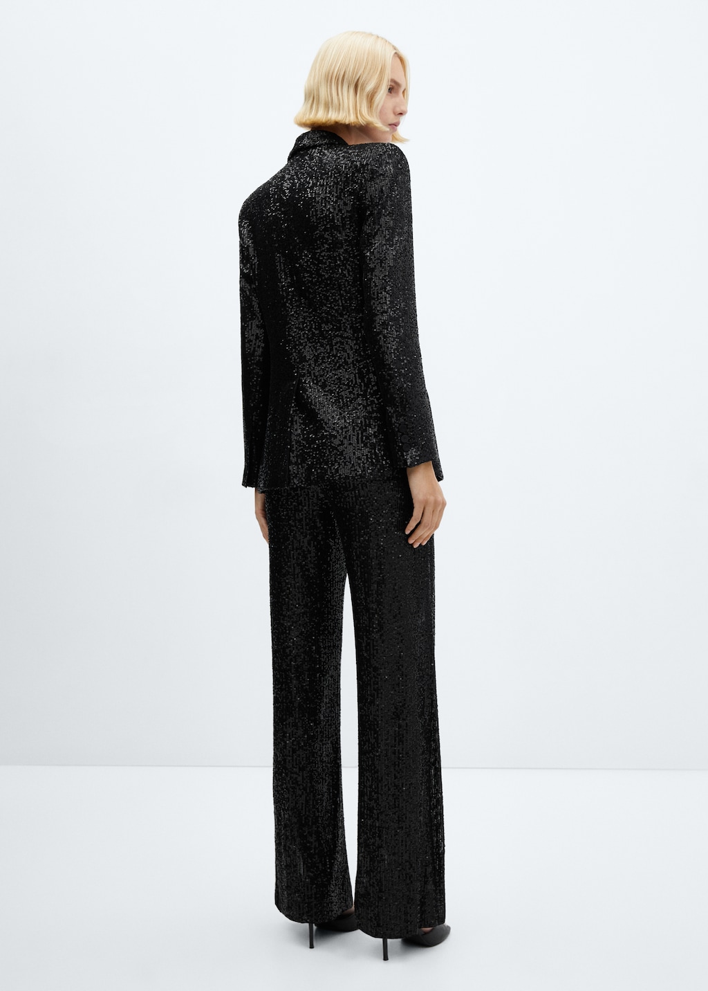 Sequined suit trousers - Reverse of the article