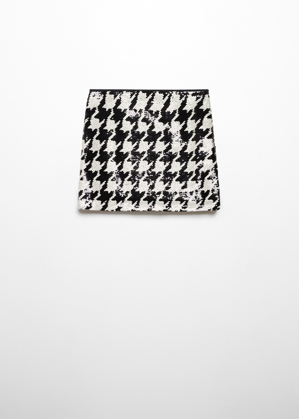 Houndstooth sequined skirt - Article without model