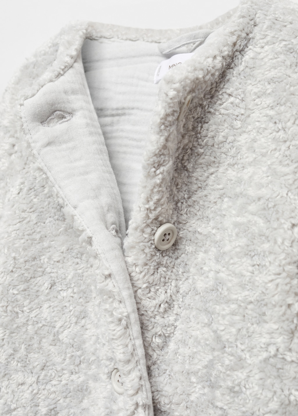 Shearling-effect coat - Details of the article 8