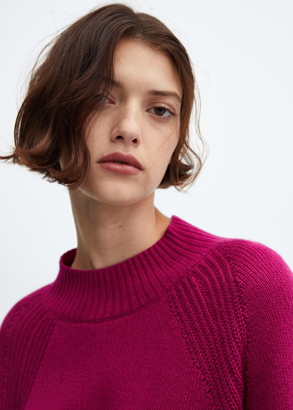 Oversized perkins-neck sweater - Details of the article 1