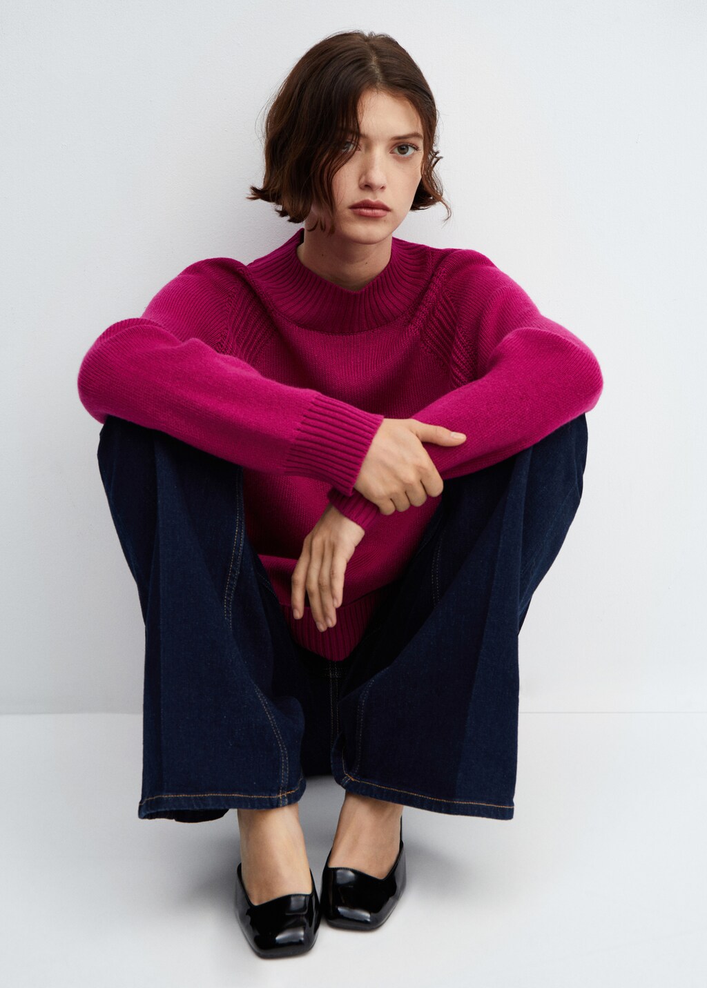 Oversized perkins-neck sweater - Details of the article 2