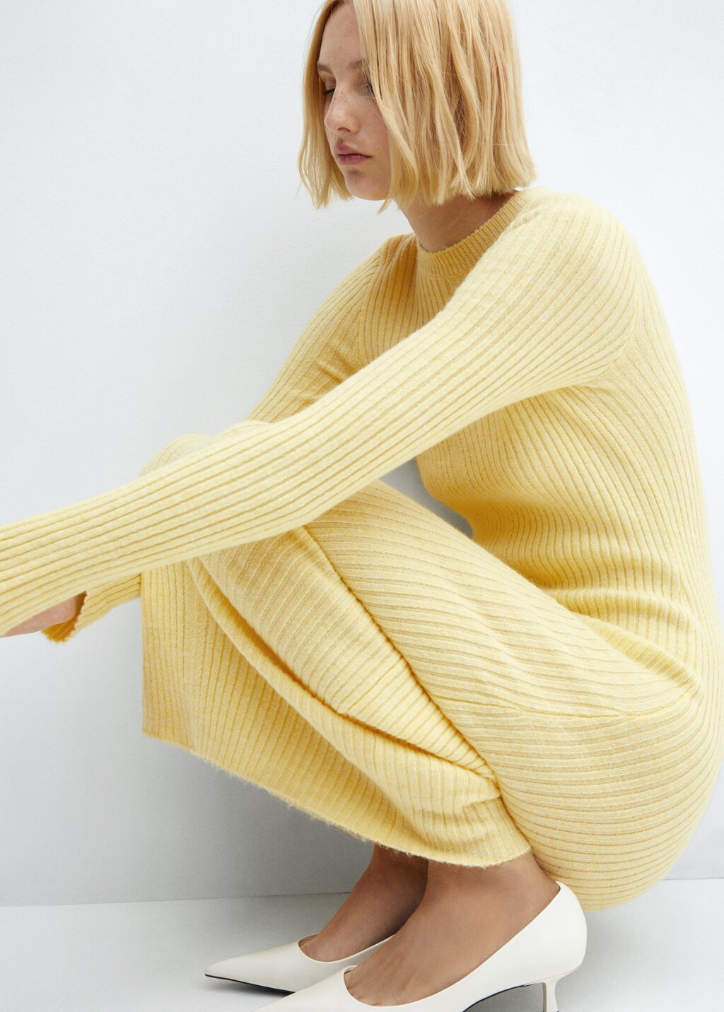 Knit midi dress - Details of the article 2