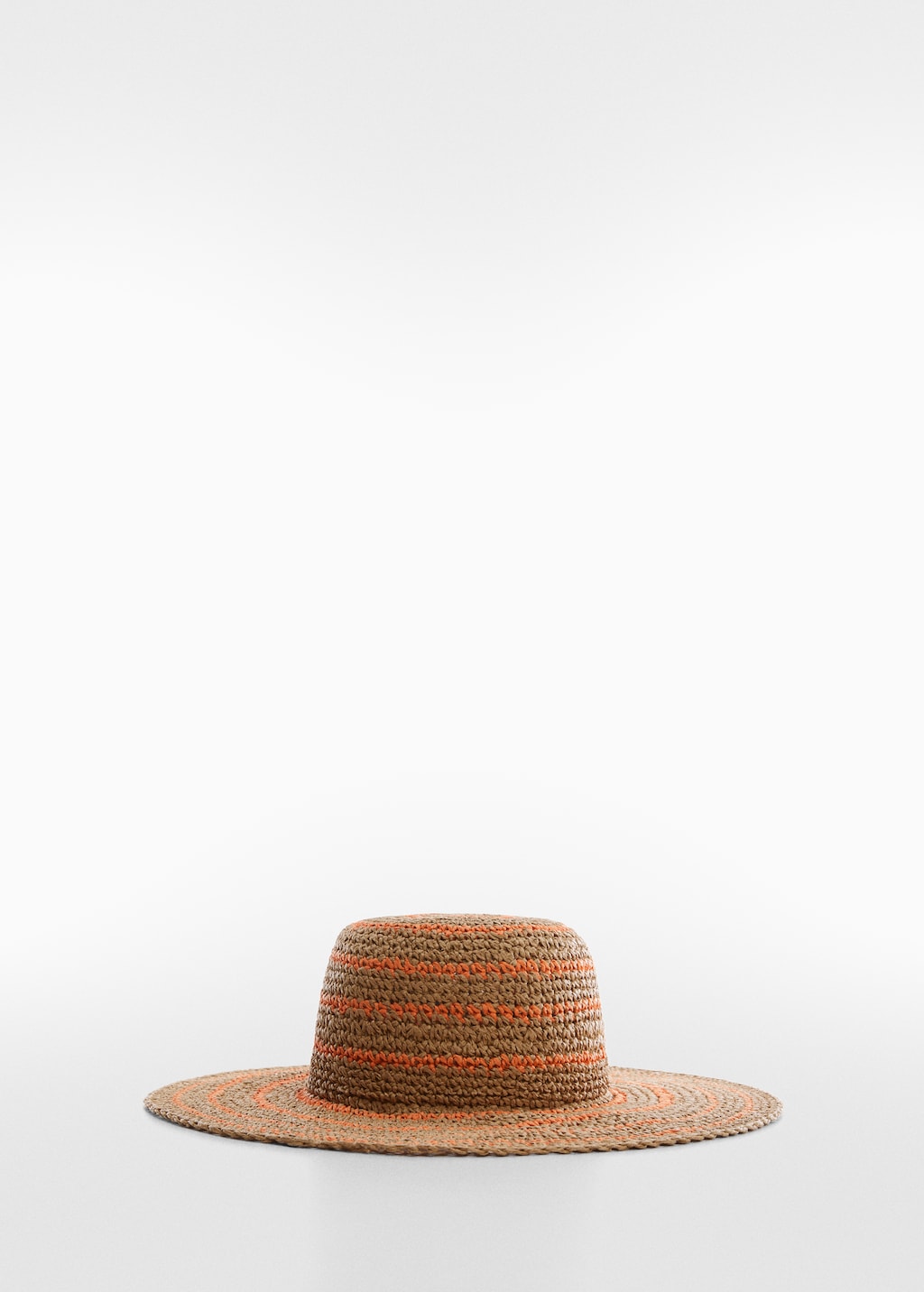 Two-tone natural fiber hat - Article without model