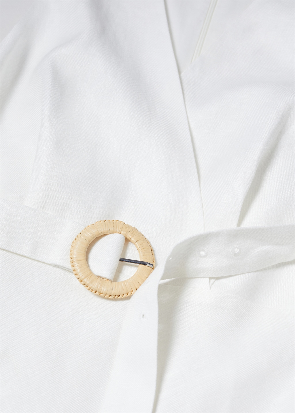 Belt linen dress - Details of the article 8