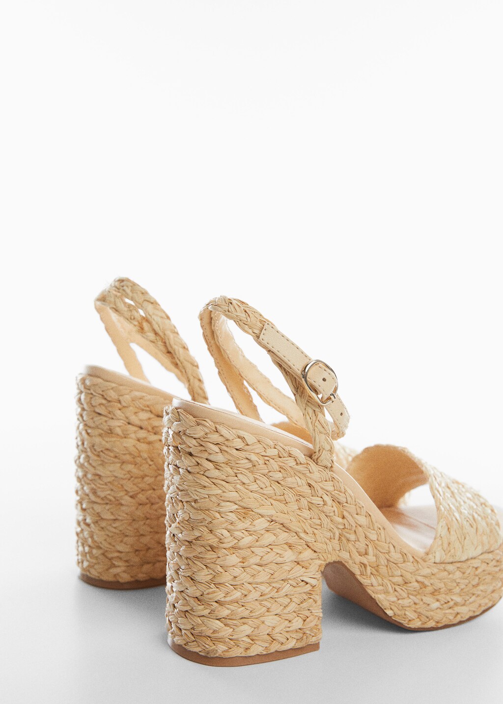 Raffia braided sandals - Details of the article 1