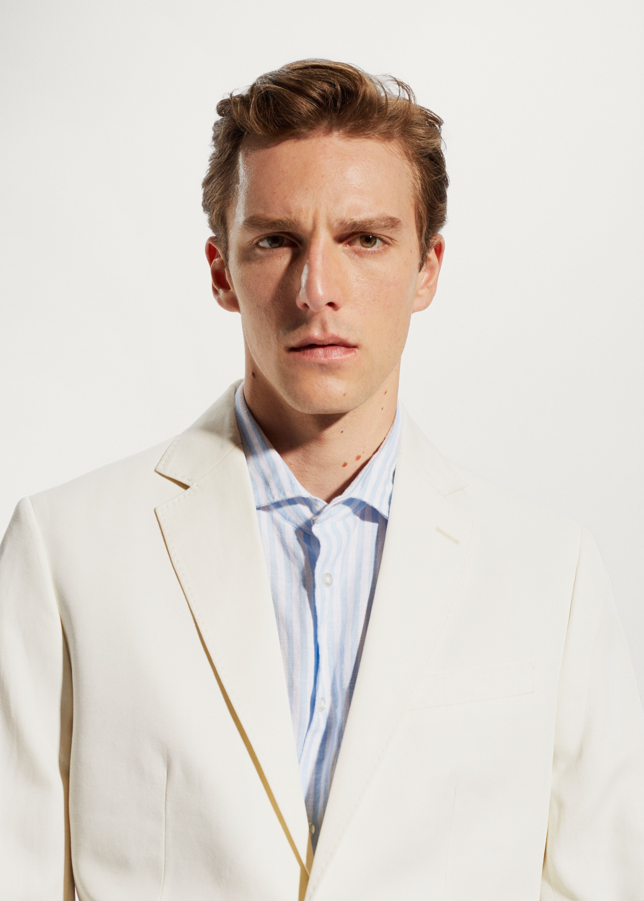 100% linen suit blazer - Details of the article 1