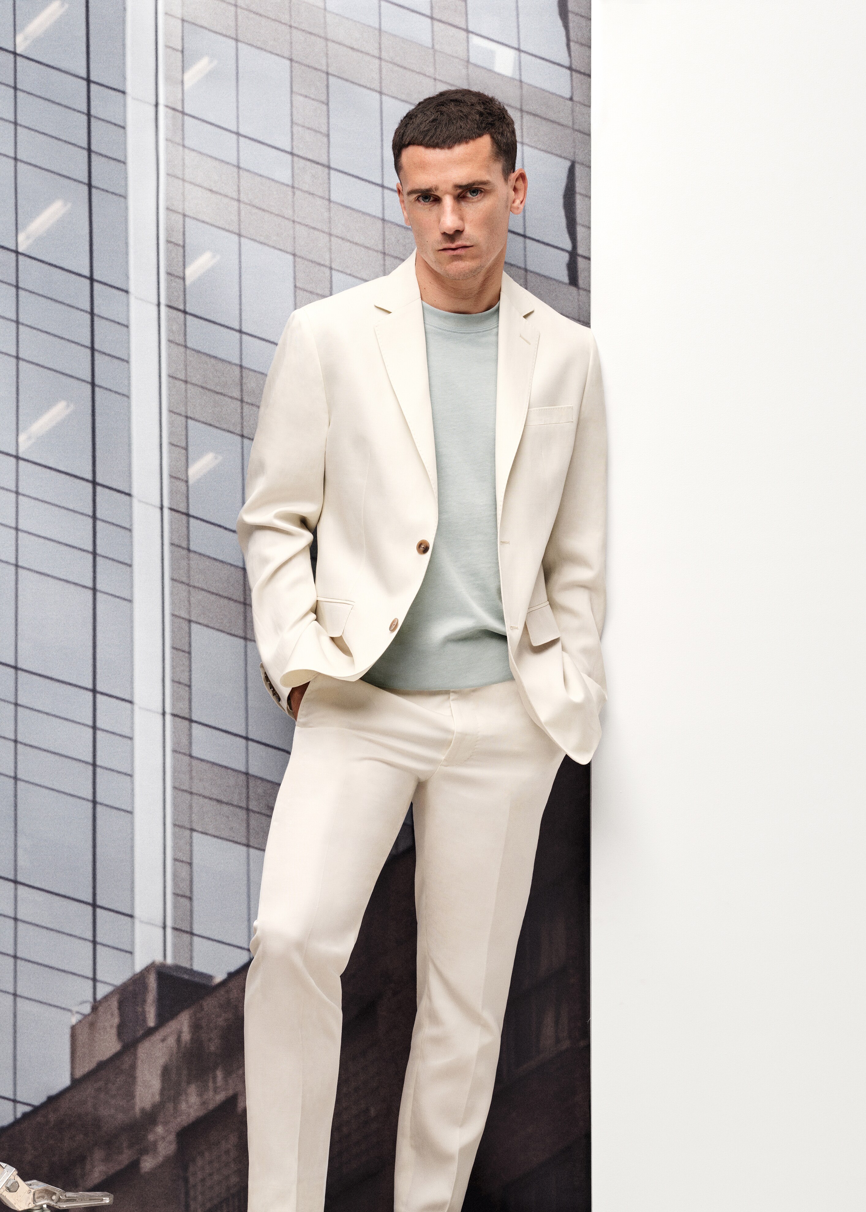 100% linen suit blazer - Details of the article 5