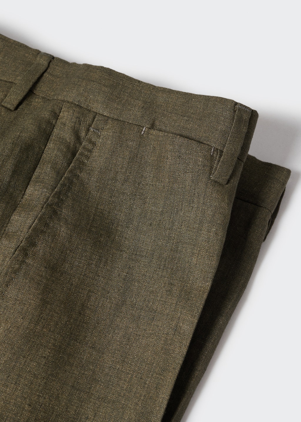 100% linen suit trousers - Details of the article 8