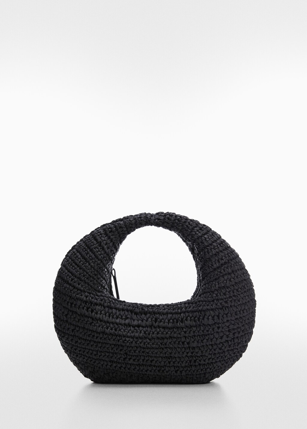 Round natural fibre bag - Article without model