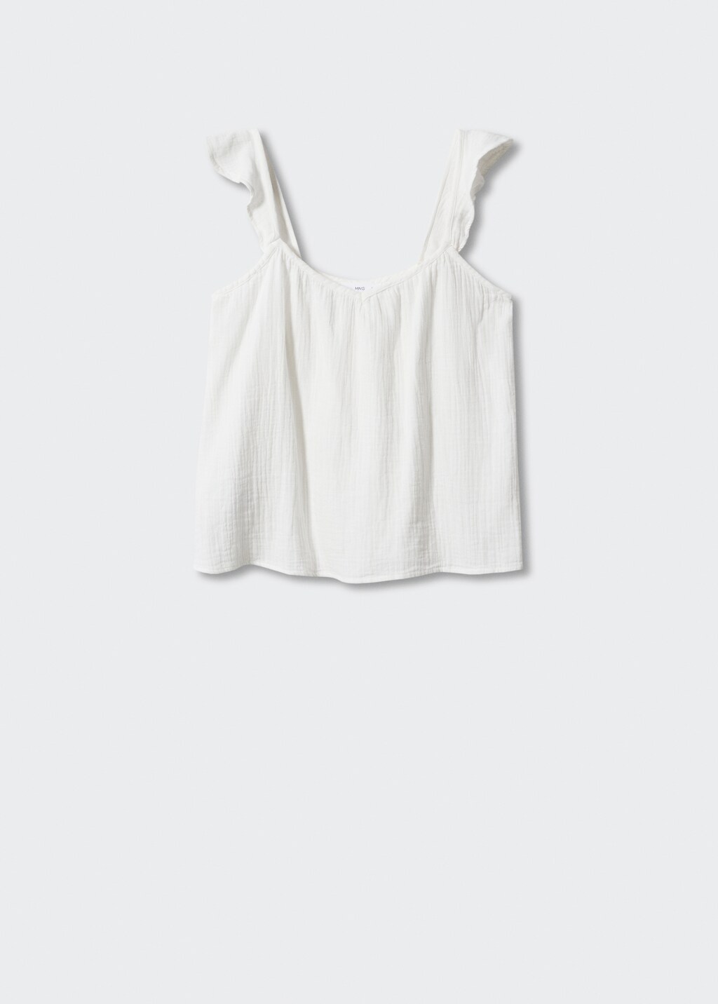 Ruffled strap top - Article without model