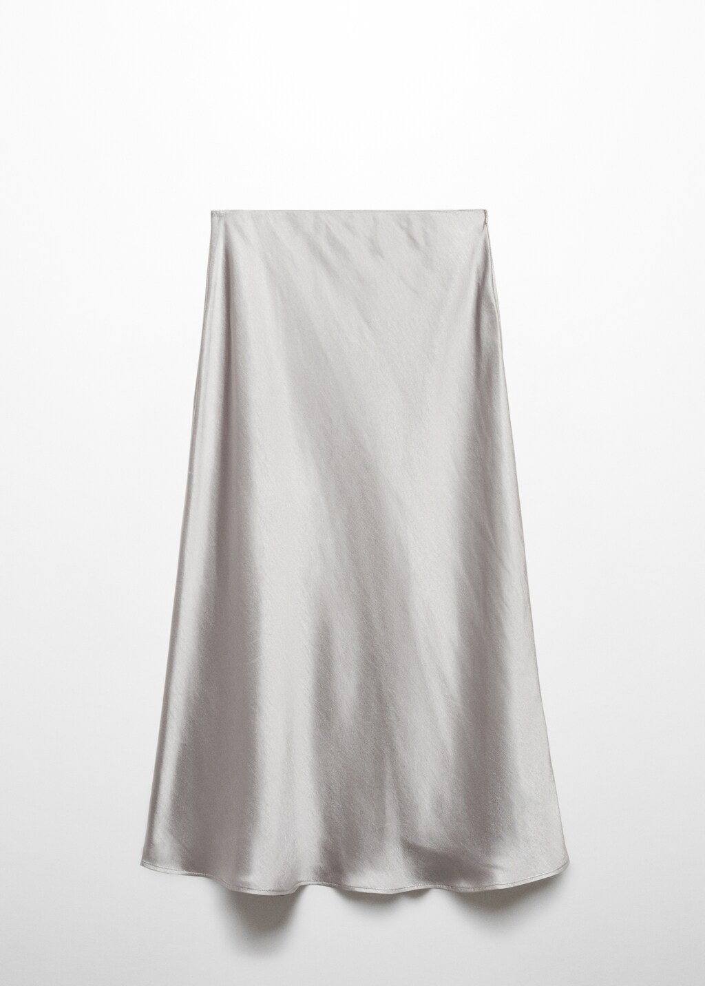 Midi satin skirt - Article without model