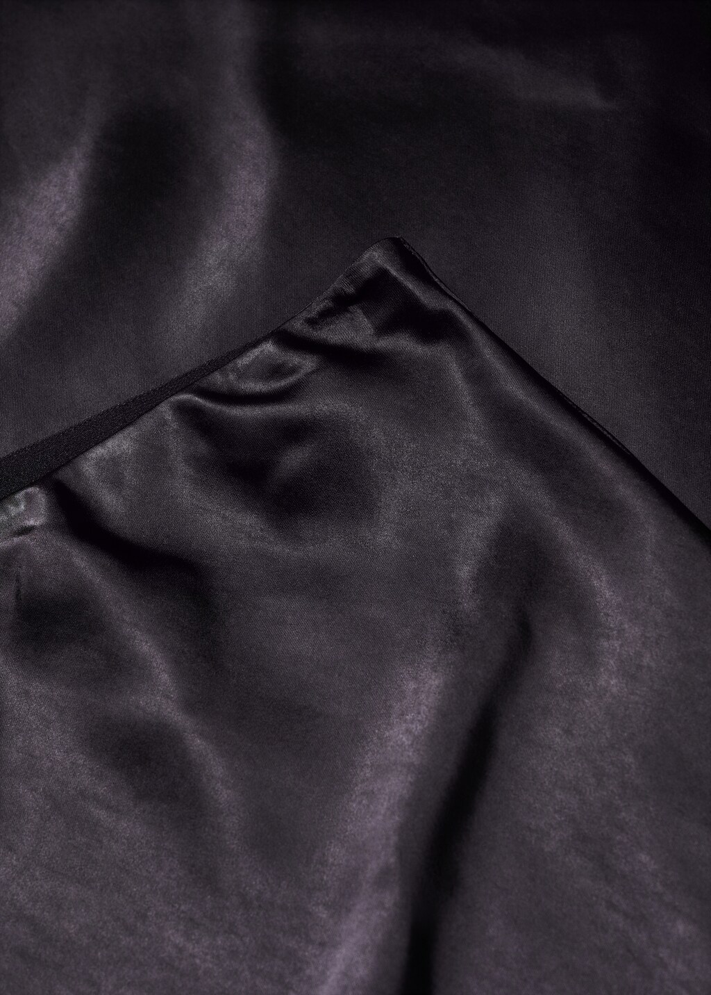 Midi satin skirt - Details of the article 8