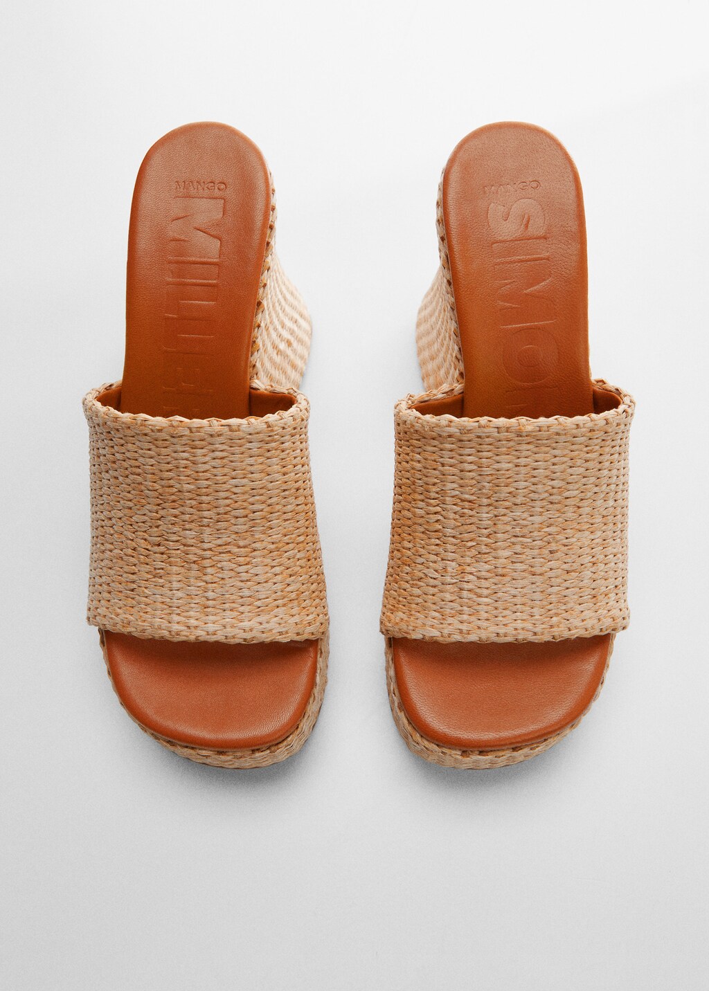 Natural fibre wedge sandals - Details of the article 2