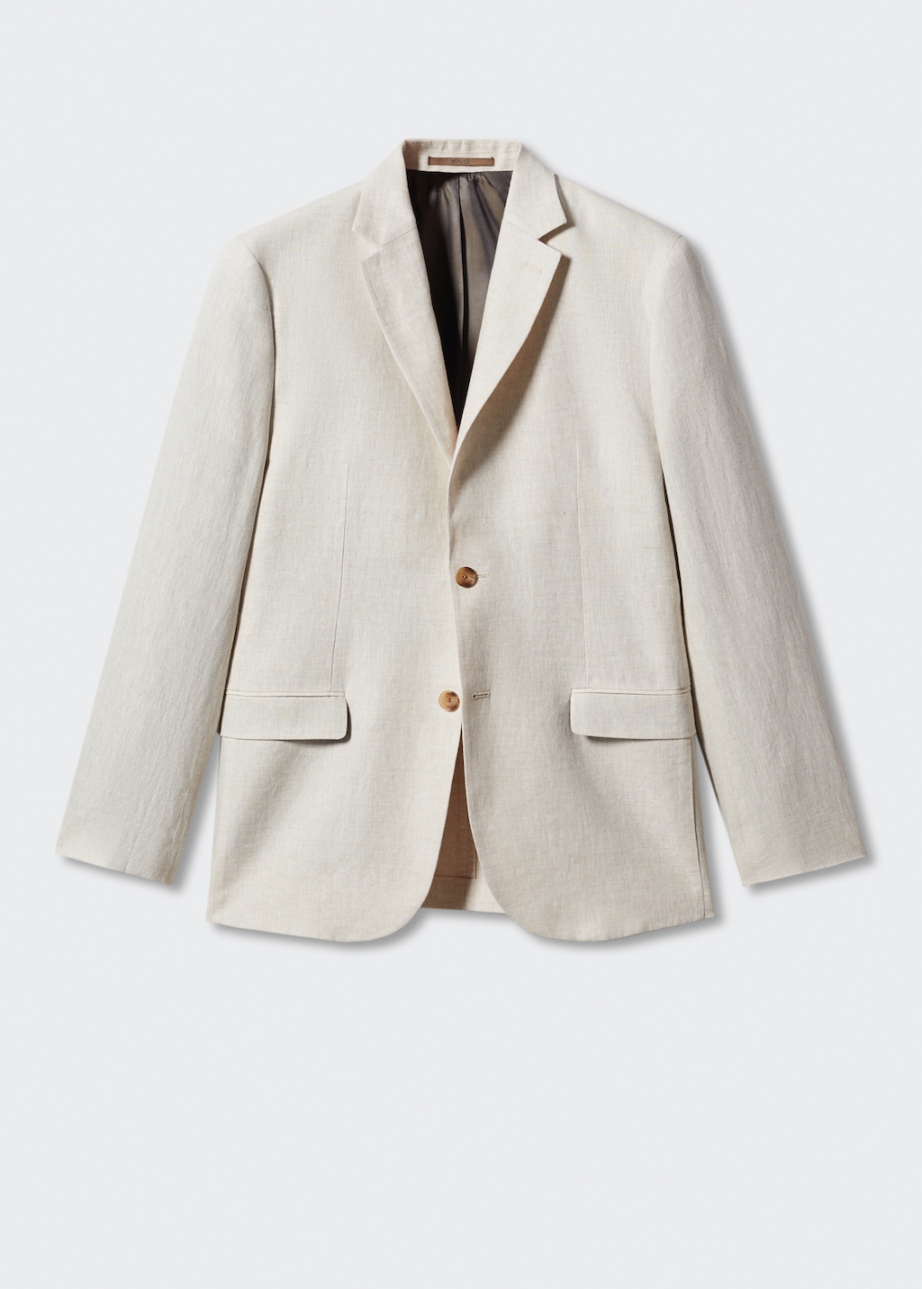 100% linen slim fit blazer - Article without model