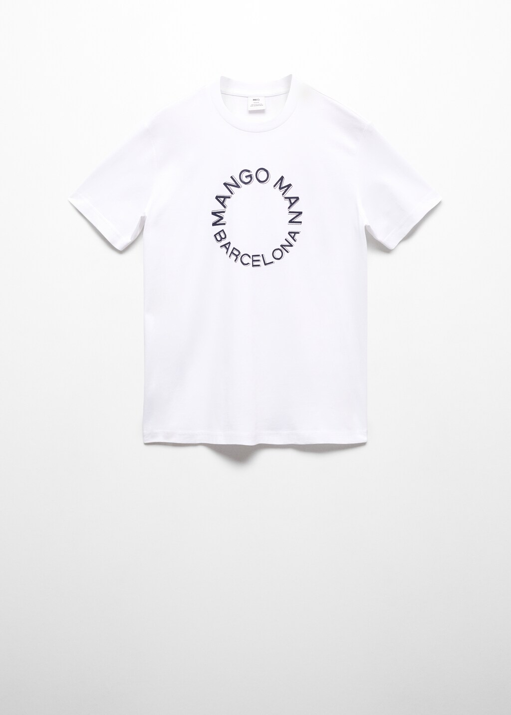 100% cotton t-shirt with logo - Article without model