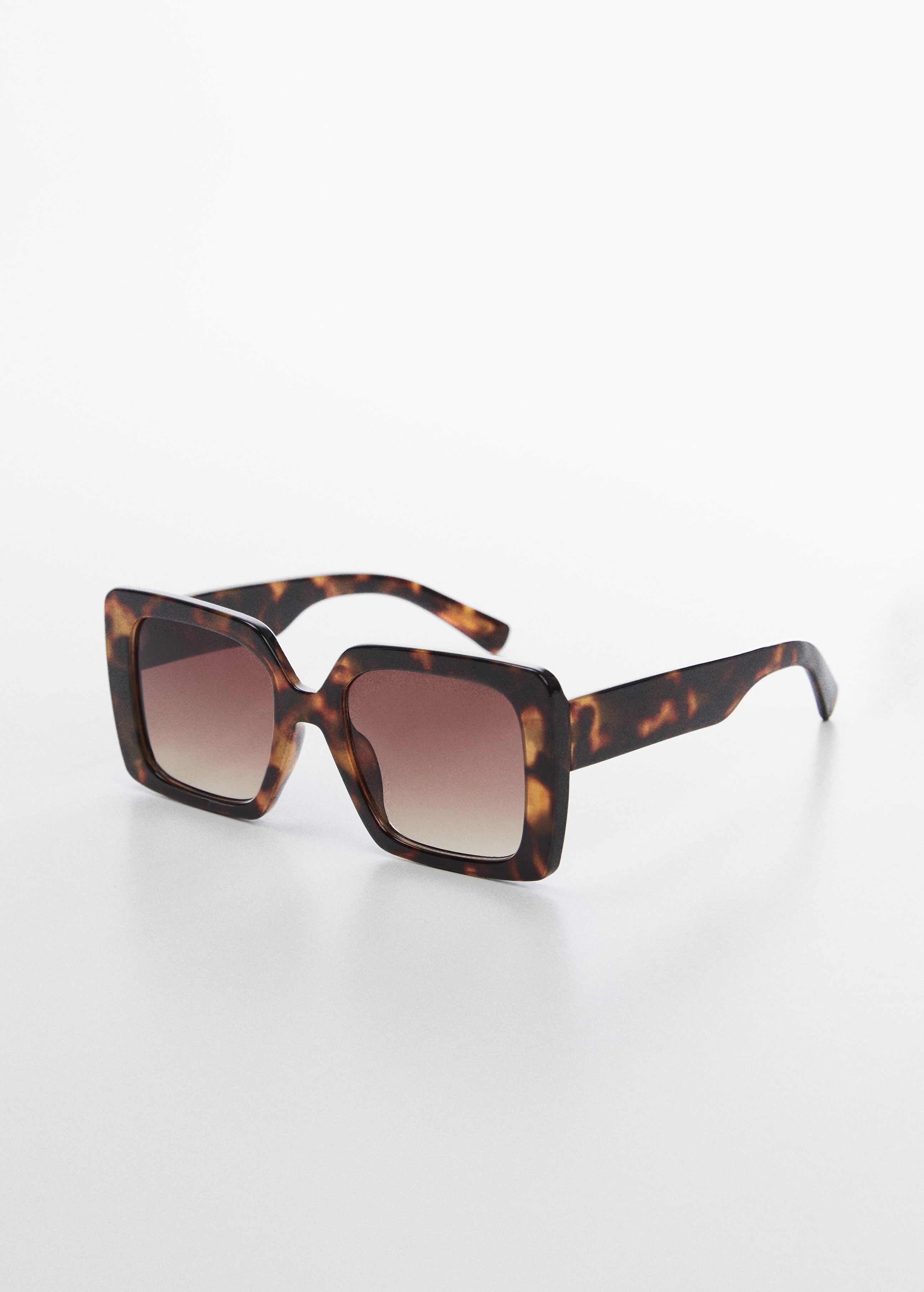 Tortoiseshell square sunglasses - Medium plane