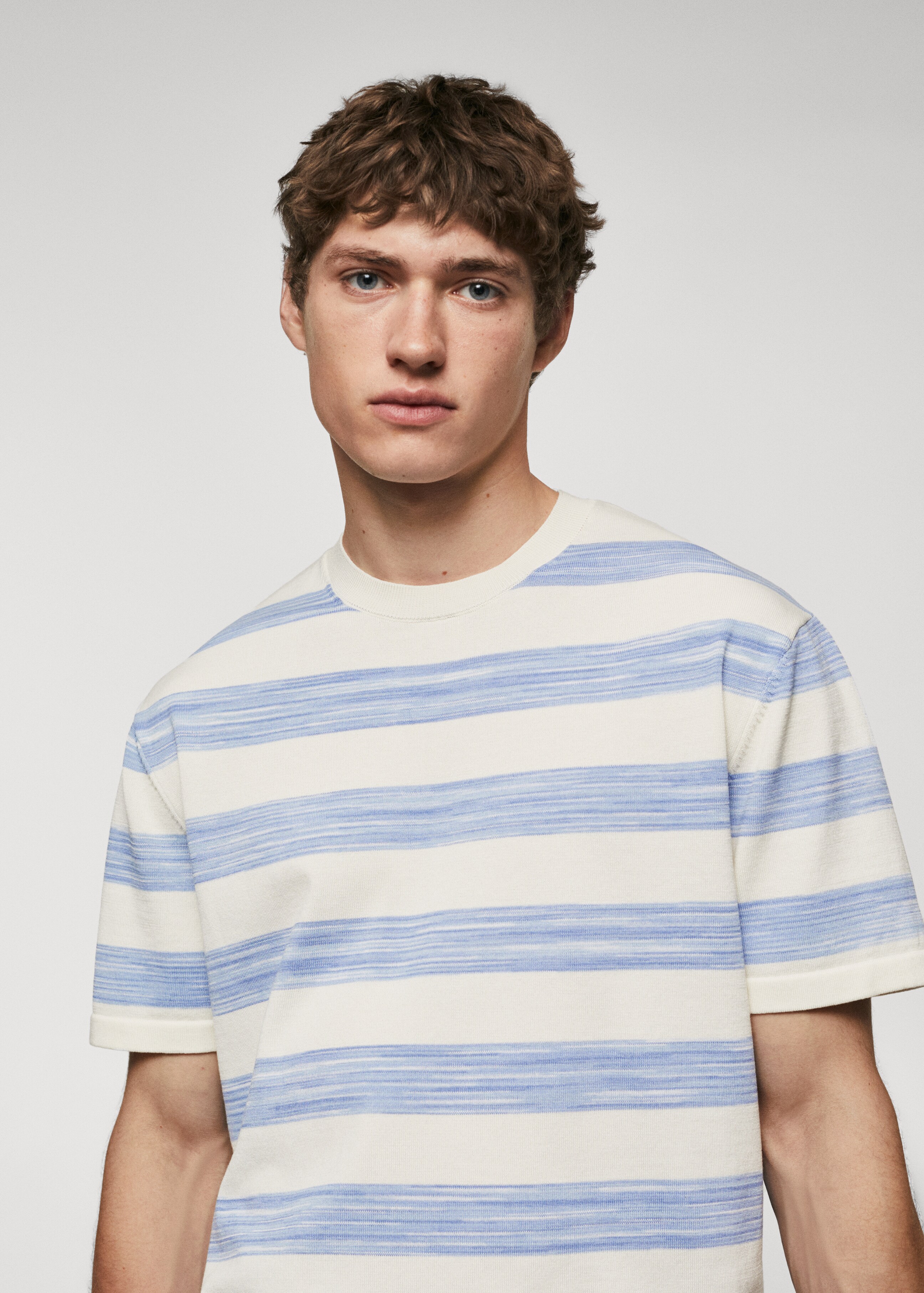 Striped jersey T-shirt - Details of the article 1