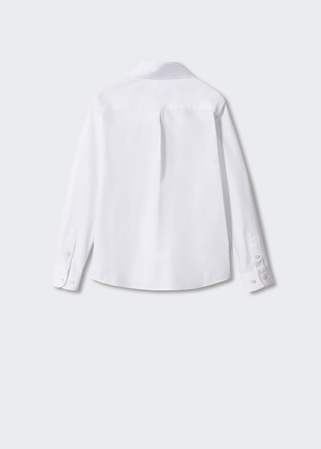 Regular-fit poplin shirt  - Reverse of the article