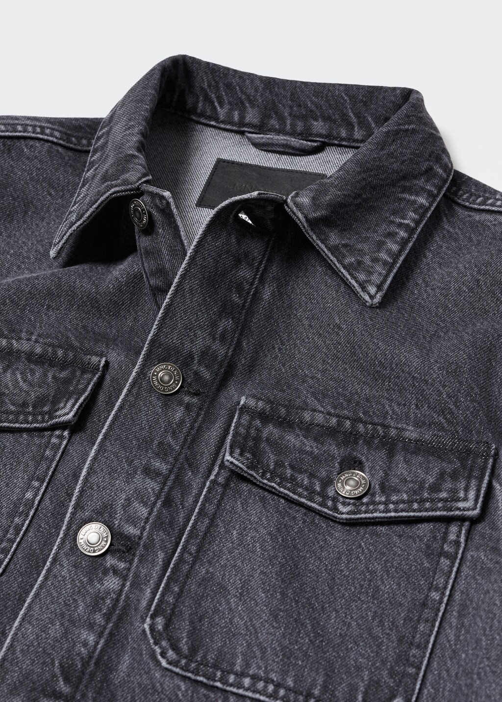 Pocket denim overshirt - Details of the article 8