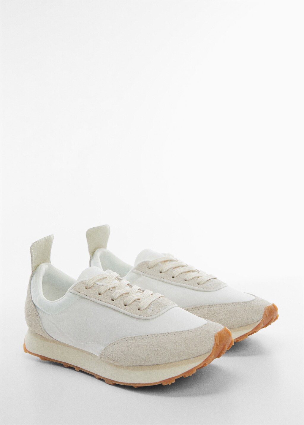 Contrast panel sneakers - Medium plane