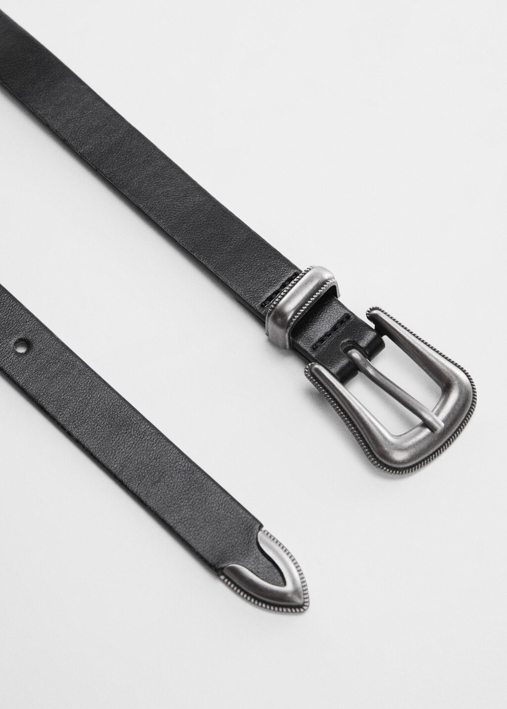 Metal buckle belt - Medium plane